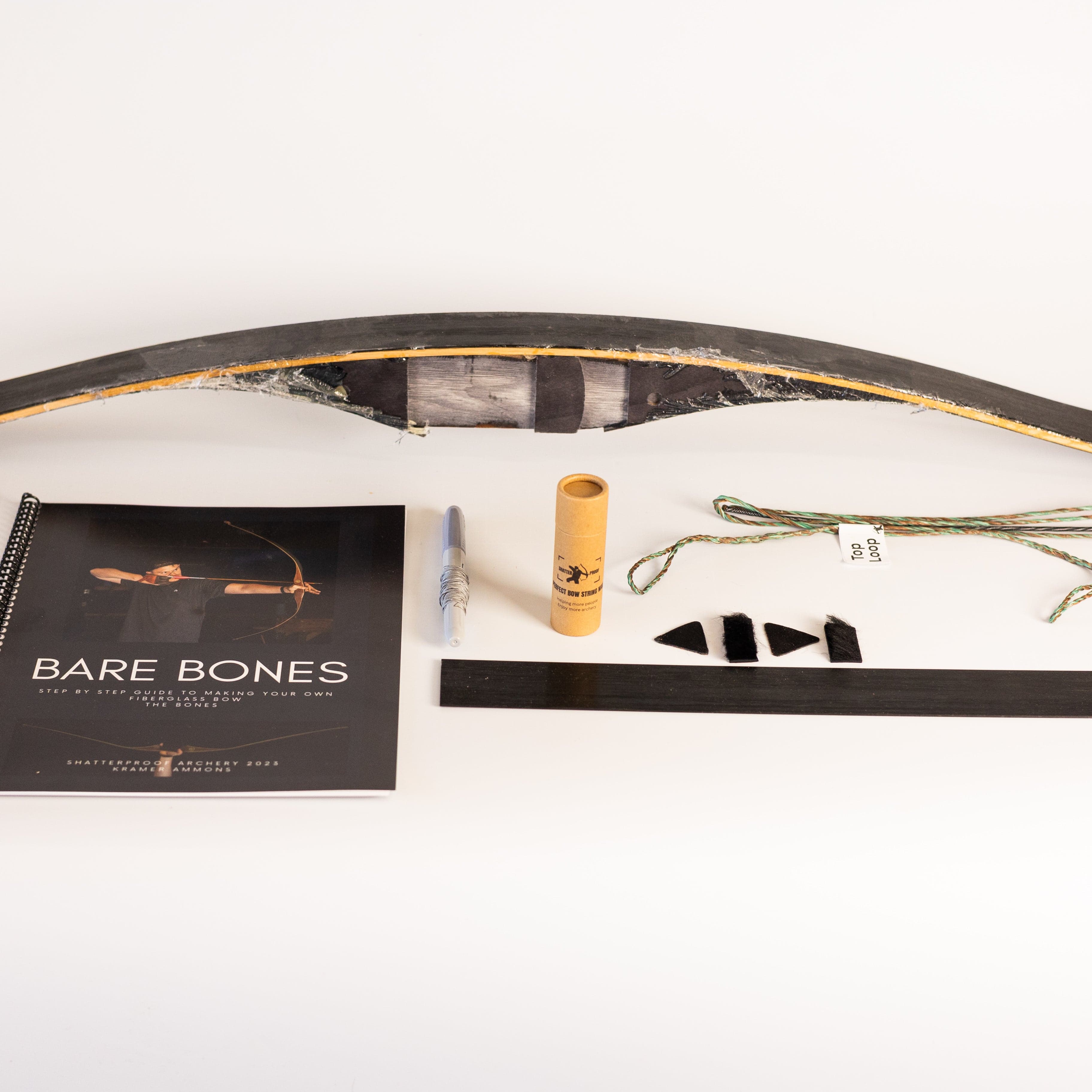 The Bare BONES - Fiberglass Bow Kit - 7 Week lead time