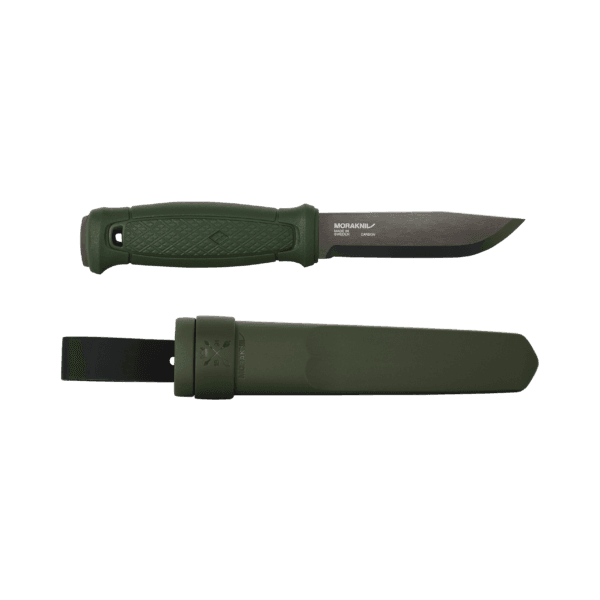 Mora Garberg Blackblade Military Green Carbon with Simple Poly Sheath #14528