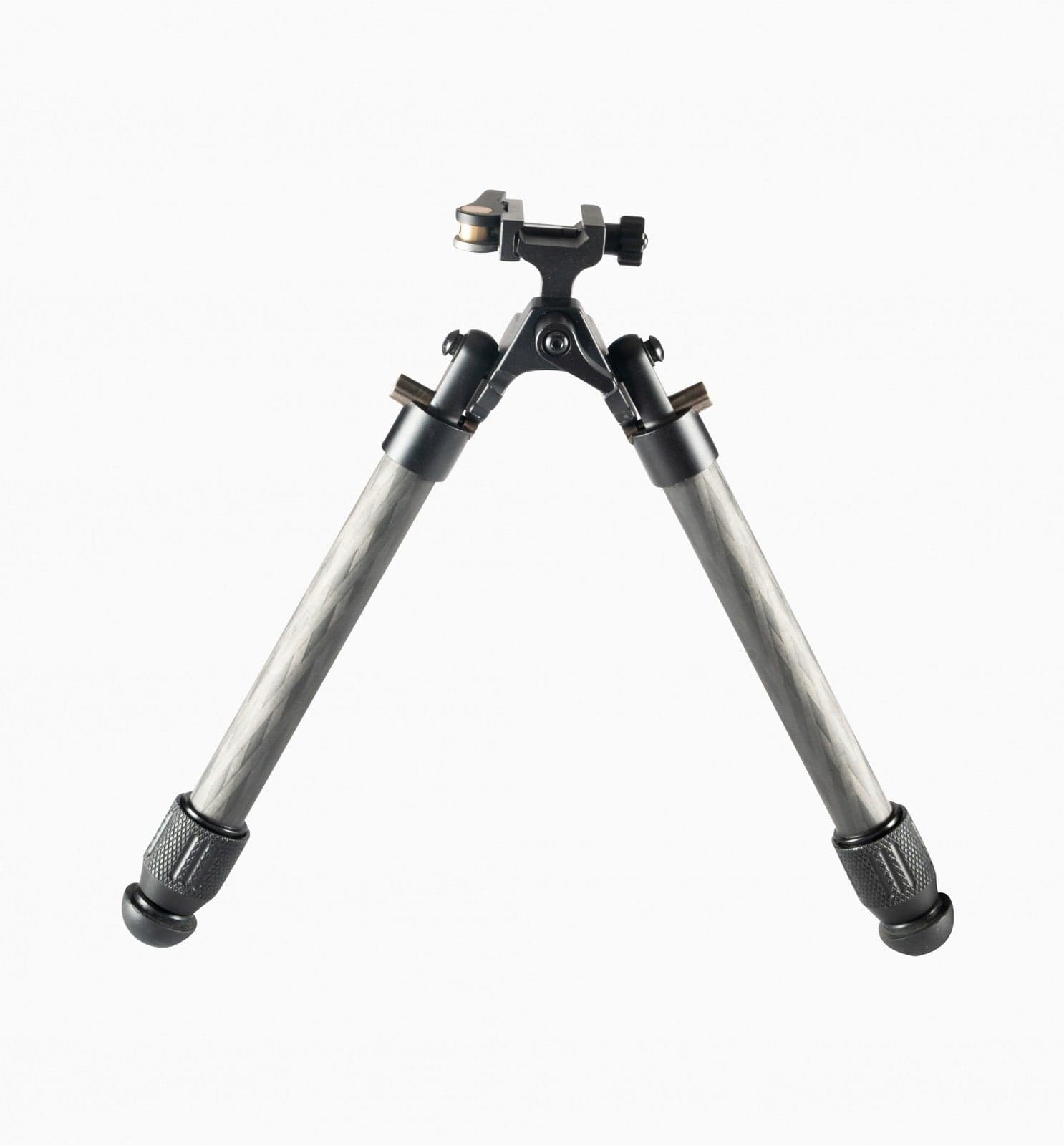 Linkogear HB-C01L Carbon Fiber Tac Bipod – QD Picatinny – Rubber & Spike Feet