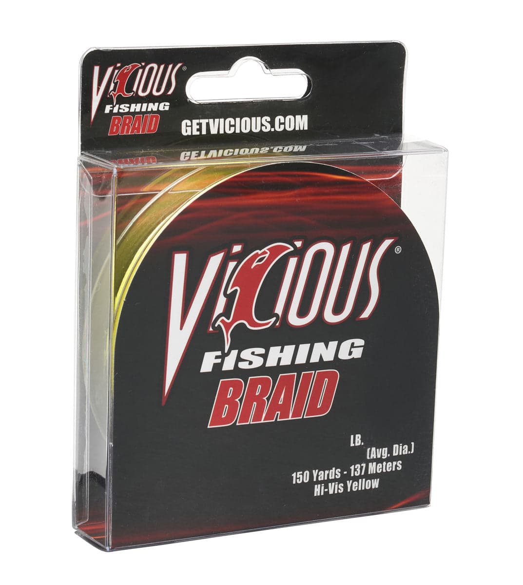 Vicious Standard Yellow Braid - 80 Lb Test