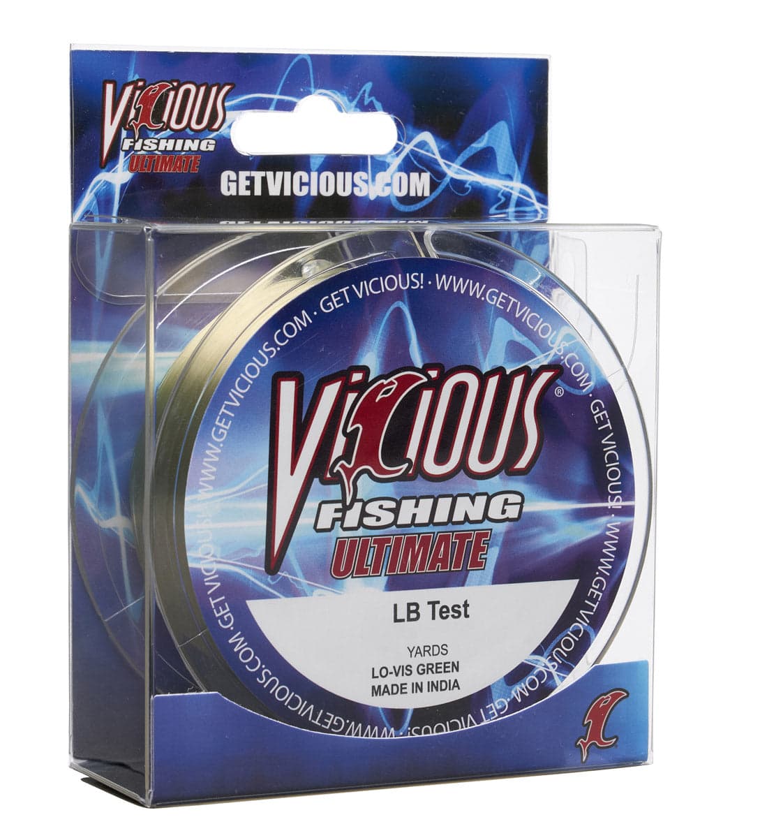 Vicious Ultimate Lo-Vis Green Mono - 14 Lb Test