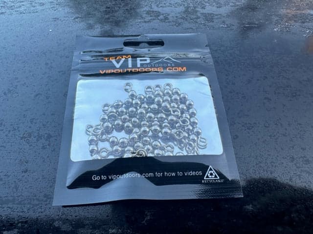 12 Pack Stainless Steel 6 bead chain swivels (100# Rating)